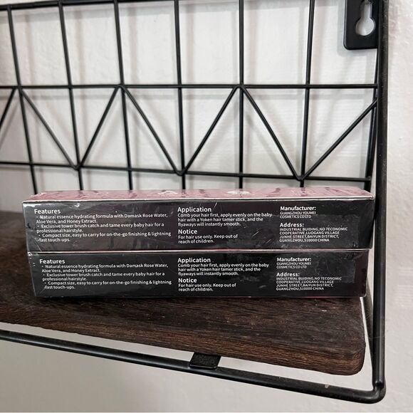 Yoken Smooth Hair Finishing Stick 2pack Fly Away Hair Tamer Stick with Brush - Picture 4 of 6